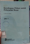 Kecakapan Pelaut untuk Pelayaran Besar Jilid V